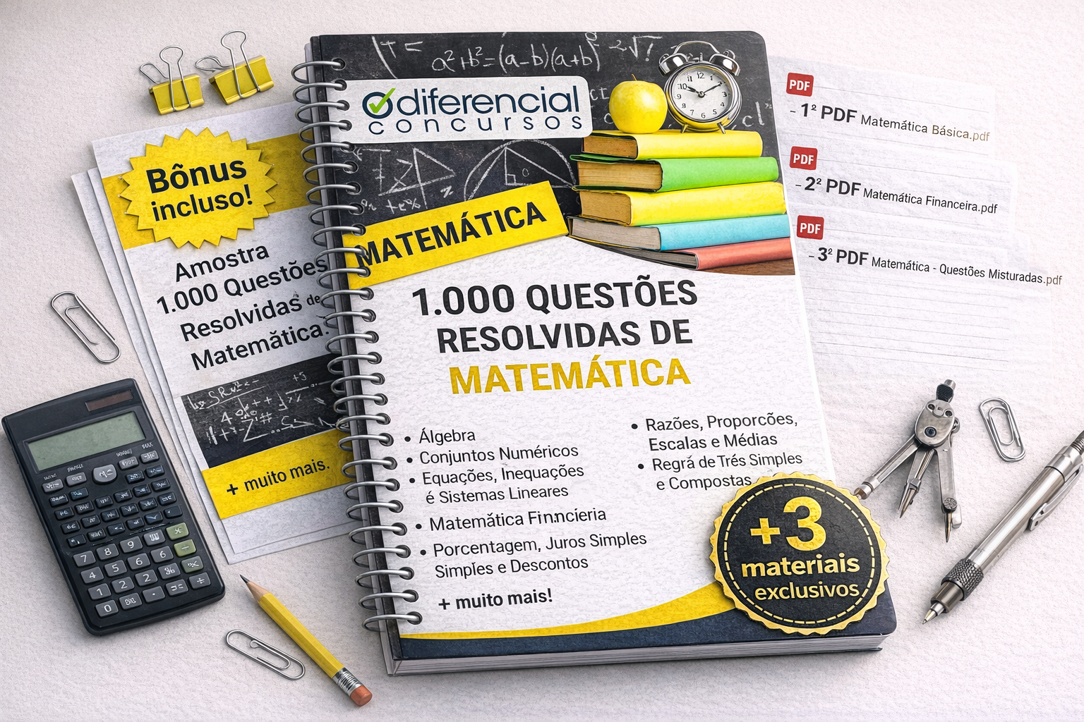 1.000+ Questões de Matemática